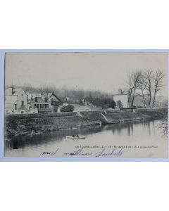 CPA Indre-et-Loire Saint-Avertin Vue prise du pont Restaurant Fouqueux