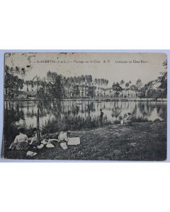 CPA Indre-et-Loire St-Avertin Paysage sur le Cher Landscape Cher River