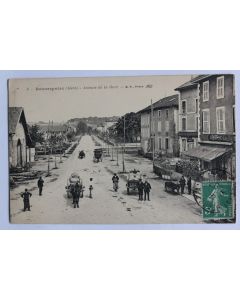 CPA Isère Beaurepaire Avenue de la gare