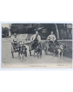 CPA Loiret Attelages de voitures à chien Guillemeau Briare