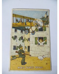 CPA Mais Tirez Donc!..... Militaria