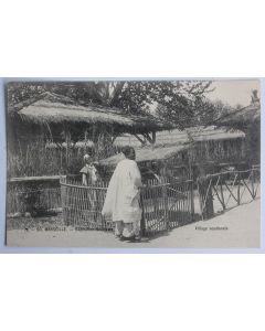 CPA Marseille Exposition coloniale Village soudanais