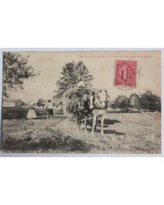 CPA Meurthe-et-Moselle Environs de Lunéville Fenaison prairie Moncel