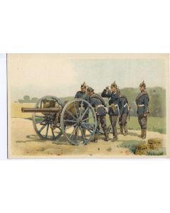 CPA militaire illustrée 