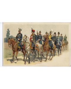 CPA militaire illustrée 