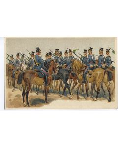 CPA militaire illustrée 