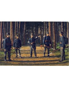 CPA Militaria Armée Suisse Guerre Infanterie Patrouille