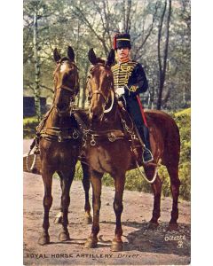 CPA MILITARIA illustrateur Oilette Royal Horse Artillery Driver