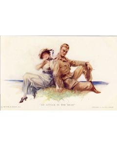 CPA Militaria Illustration An attack in the rear Reinthal & Newman