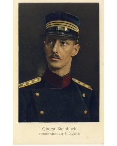 CPA Militaria Oberst STEINBUCH Commandant de la 5e divison