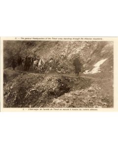 CPA Militaria Peintre armée Serbe Valitch armée Timok Albanie Guerre