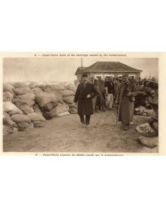 CPA Militaria Peintre armée Serbe Valitch Essad-Pacha Guerre