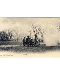 CPA Militaria Soldats Régiment Suisse Artillerie