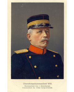 CPA Militaria Suisse Oberstkorpskommandant Will Commandant