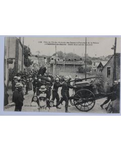 CPA Nièvre Châtillon-en-Bazois Fête Union amicale des Sapeurs-Pompiers