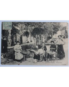 CPA Pyrénées-Atlantiques Salies-de-Béarn Sandalières