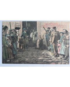 CPA Pyrénées Montreur d'ours Inventaire de Cominac Protestation