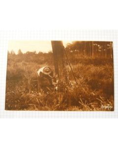 CPA RAMUNTCHO Au pays Landais Métier Bûcheron