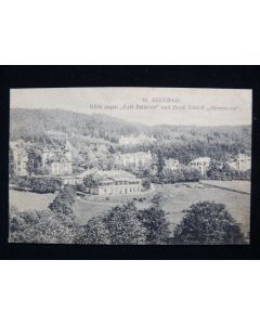 CPA République Tchèque MARIENBAD Café Bellevue