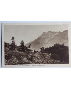 CPA Salvan Les Dents de Morcles vues des Rochers du soir Valais Suisse