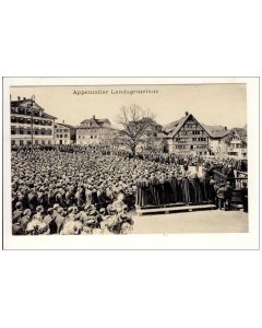 CPA Suisse Appenzell Appenzeller Landsgemeinde