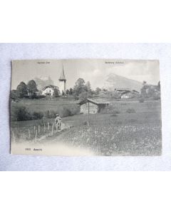 CPA Suisse Berne Aeschi Vue du village 1910