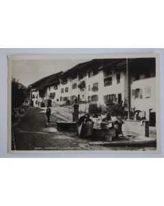 CPA Suisse Bruyères La Fontaine J. Zanetta 1929