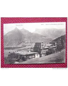 CPA Suisse Fribourg Bains de Montbarry près de Bulle 1917