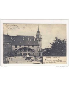 CPA Suisse Fribourg Hôtel de ville Marché