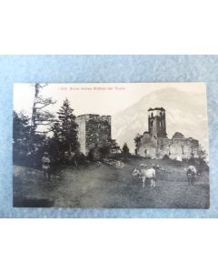 CPA Suisse Grisons Ruine Hohen Rhätien bei Thusis