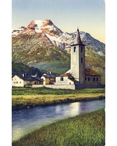 CPA SUISSE GRISONS Sils-Baselgia Eglise