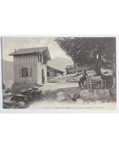 CPA Suisse La Crettaz près Tretien sur la route de Salvan à Fenestral