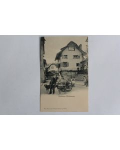 CPA Suisse Luzerner Milchmann Laitier de Lucerne Attelage de chiens