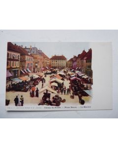 CPA Suisse Neuchâtel La Chaux de Fonds Place Neuve Le Marché