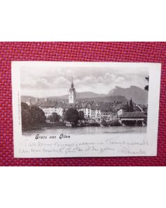 CPA Suisse Soleur Gruss aus Olten 1902