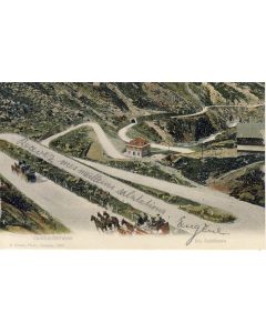 CPA SUISSE TESSIN Gotthardstrasse Gottard Die Schöllensen 1904