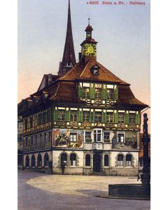 CPA Suisse THURGOVIE Steinegg Hüttwilen Rathaus Hôtel de ville