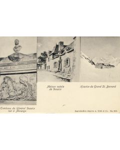 CPA Suisse Valais Hospice du Grand St Bernard Général Desaix