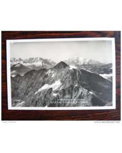 CPA Suisse Valais Mt Blanc La Tour Salière et Bel Oiseau