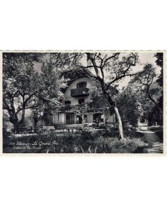 CPA Suisse Vaud Blonay Le Grand Pré Crèmerie Tea room 1952