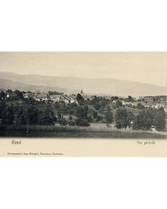 CPA Suisse Vaud Gimel vue générale