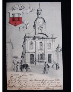 CPA Suisse Vaud Lausanne St Laurent 1902