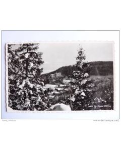 CPA Suisse Vaud St Cergue sur Nyon Neige + Timbre vigneron 1955