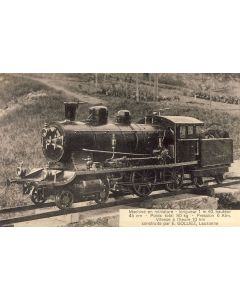 CPA Train Locomotive Miniature Golliez Lausanne