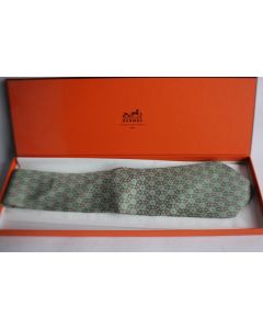 Cravate soie HERMES 7575 SA