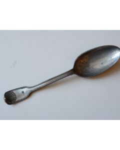 Cuillère étain Art populaire XVIIIe/XIXe