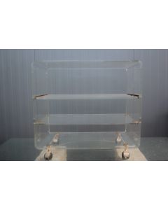 Desserte Davide Lange lucite collection les invisibles 1970-1980