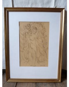 Dessin Femme nue André BOVY