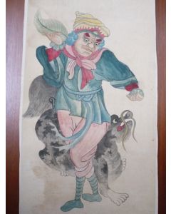 Dessin original à l'encre Japon Chine Asie