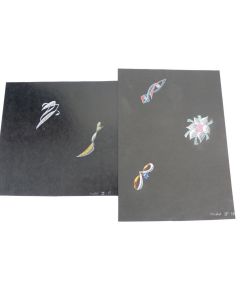 Deux anciens dessins originaux bijoux Nicolet